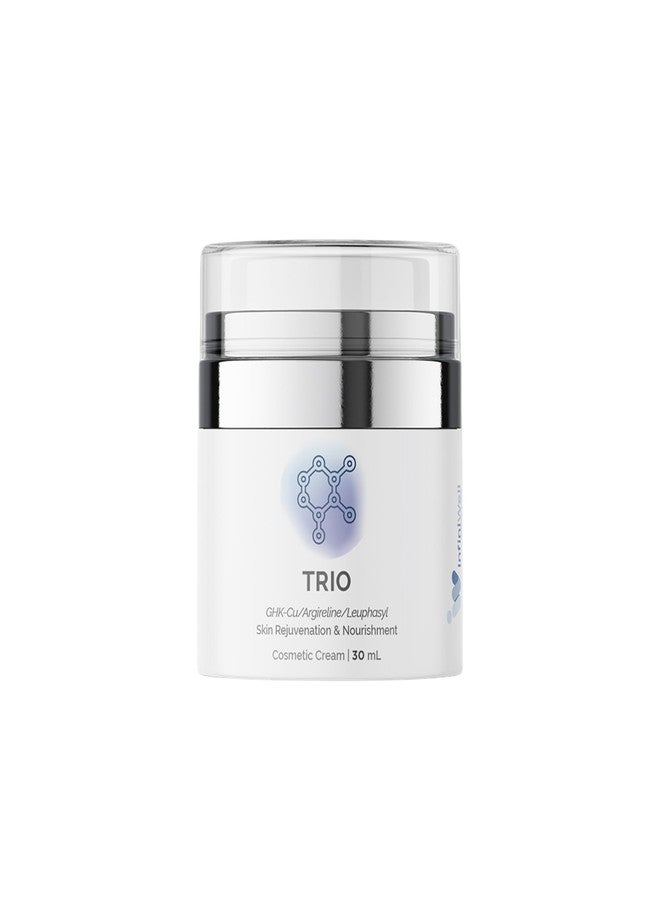 InfiniWell Trio Anti Aging Face Moisturizer & Wrinkle Cream - Advanced Triple Peptide Complex - Support Healthy Hydration Levels, Collagen & Elastin Production (30 ml) - Image 1